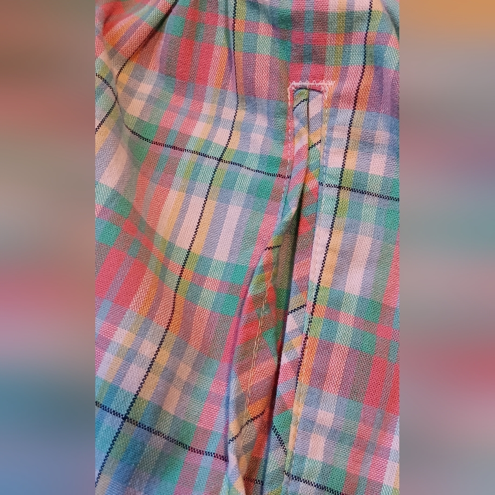 Vintage Ladies Koret Multicolor Plaid Shorts - Picture 7 of 11